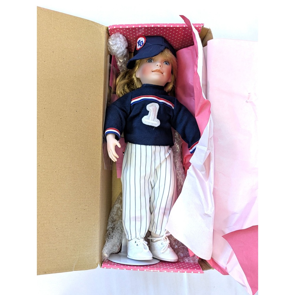 Paradise Galleries, Sam, Phyllis Wright Baseball Doll Treasury Collection in Box